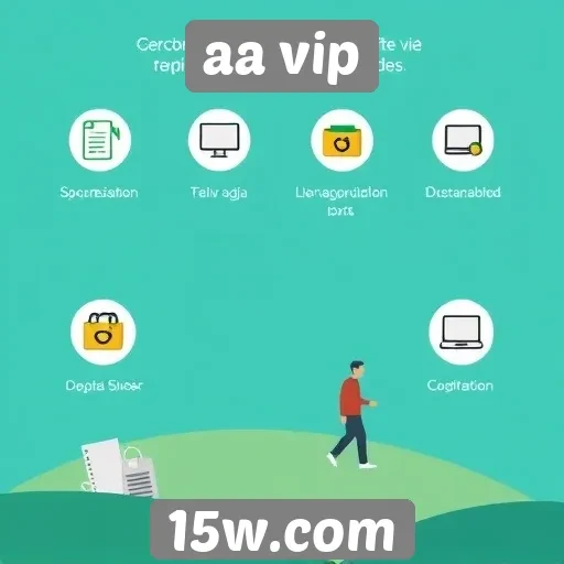 Exploração das funcionalidades do site aa vip